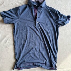 Greyson Men's Golf Polo Shirt - Blue and Purple